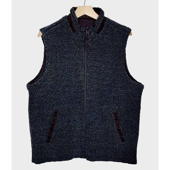 Madison Creek Outfitters Teton Reversible Waxed Twill Vest Mens Size Small $175 - Picture 9 of 13